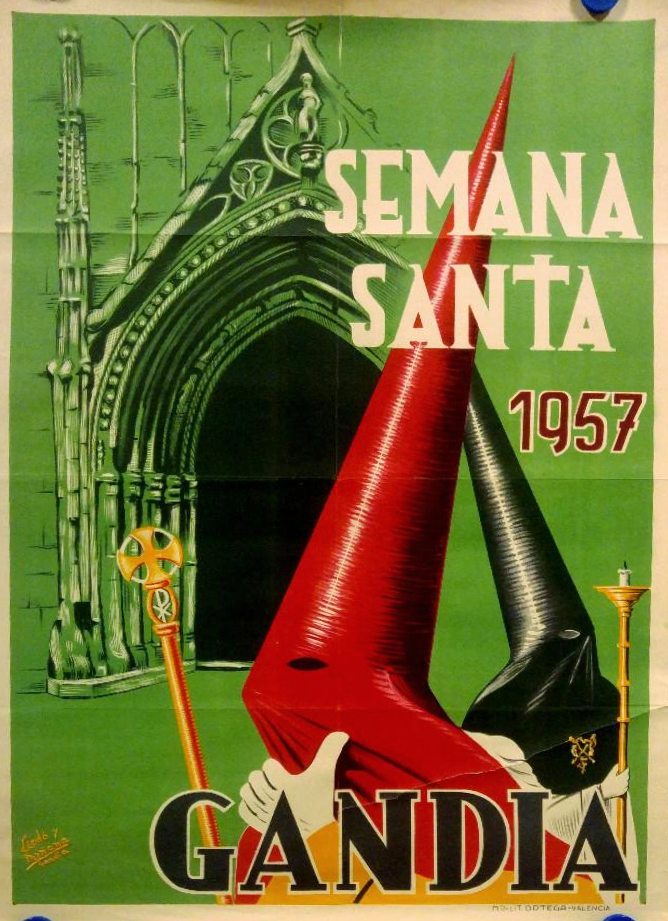Semana Santa en Gandía 1957 Gandía / Gandia